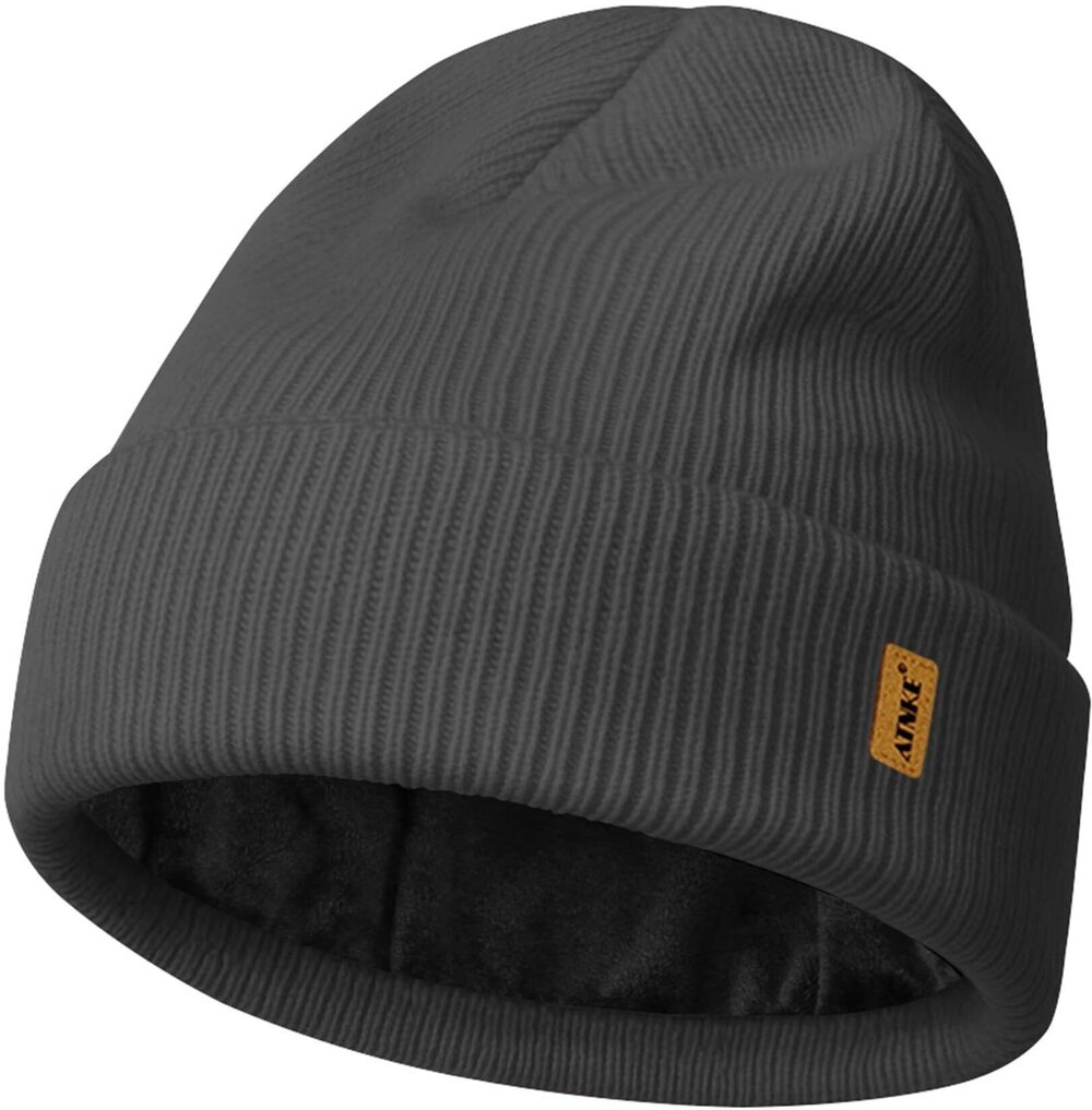 4286 Beanie , Soft Warm Fleece Lined Winter Ski Beanies Hat Unisex Thick